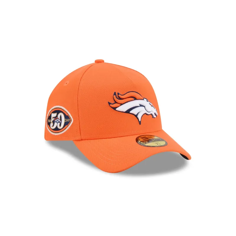 Denver Broncos Team Side 59FORTY A-Frame Fitted Hat made by New Era
