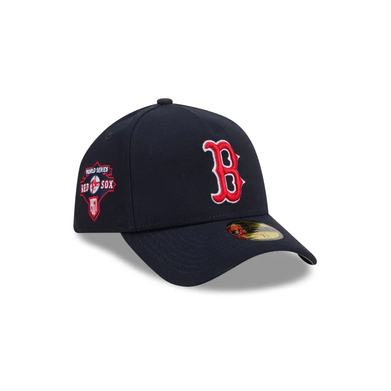 Boston Red Sox Team Side 59FORTY A-Frame Fitted Hat made by New Era