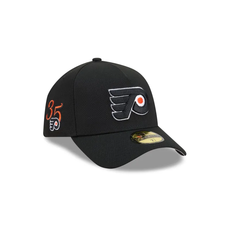 Philadelphia Flyers Team Side 59FORTY A-Frame Fitted Hat made by New Era