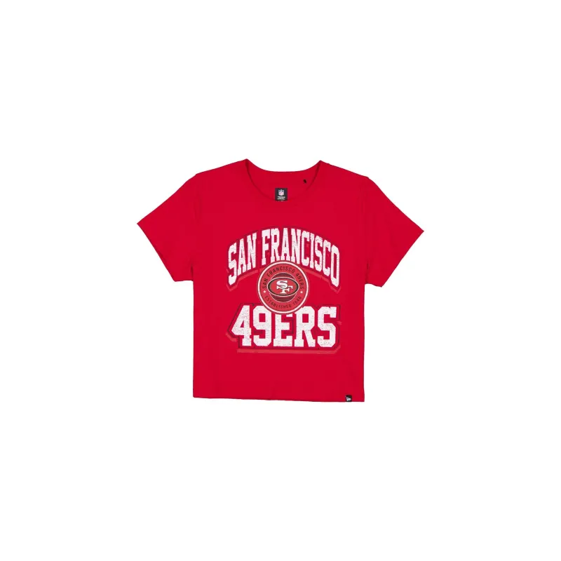 San Francisco 49ers 2026 Training Women's Cropped T-Shirt made by New Era
