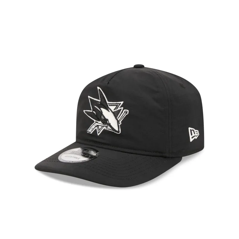 San Jose Sharks Black Nylon 19TWENTY Adjustable Hat made by New Era