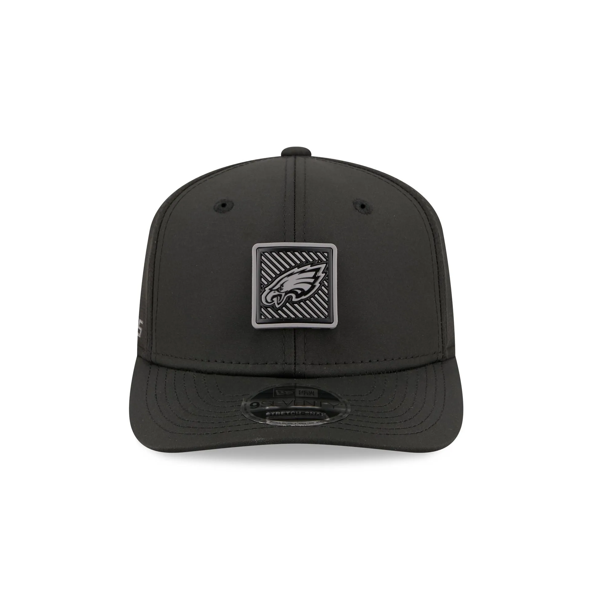 Philadelphia Eagles 2026 Training Black 9SEVENTY Stretch-Snap Hat sold by New Era product image thumbnail 2