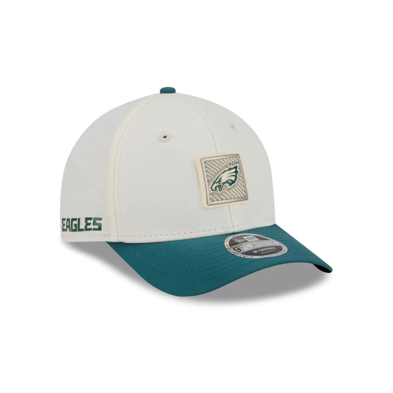 Philadelphia Eagles 2026 Training 9FORTY M-Crown Snapback Hat made by New Era