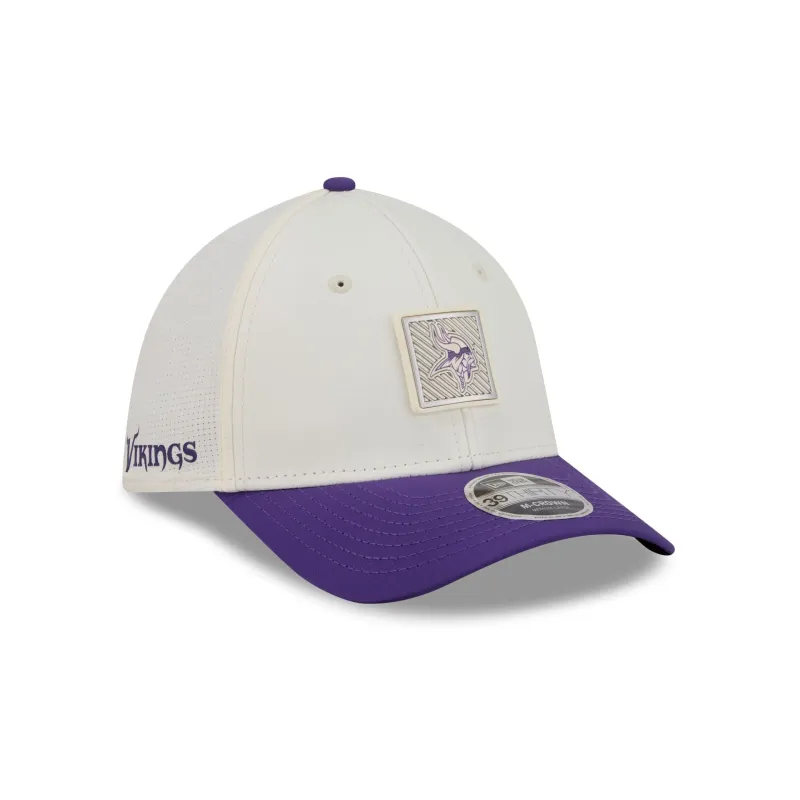 Minnesota Vikings 2026 Training 39THIRTY M-Crown Stretch-Fit Hat made by New Era