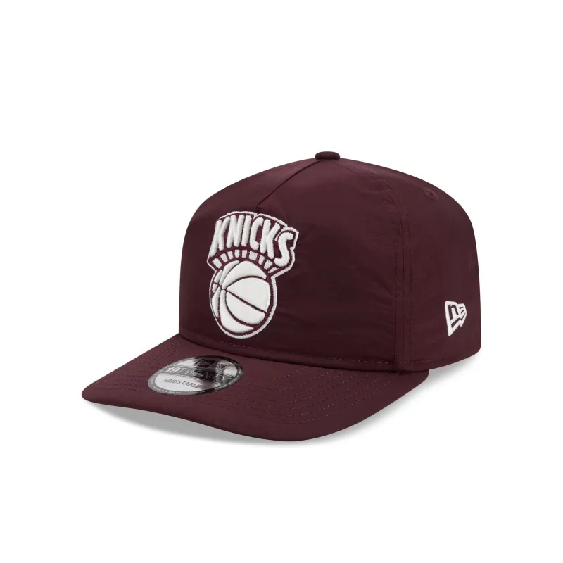 New York Knicks Burgundy Nylon 19TWENTY Adjustable Hat made by New Era