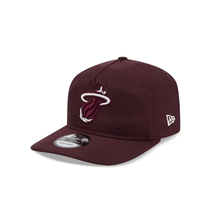 Miami Heat Burgundy Nylon 19TWENTY Adjustable Hat made by New Era