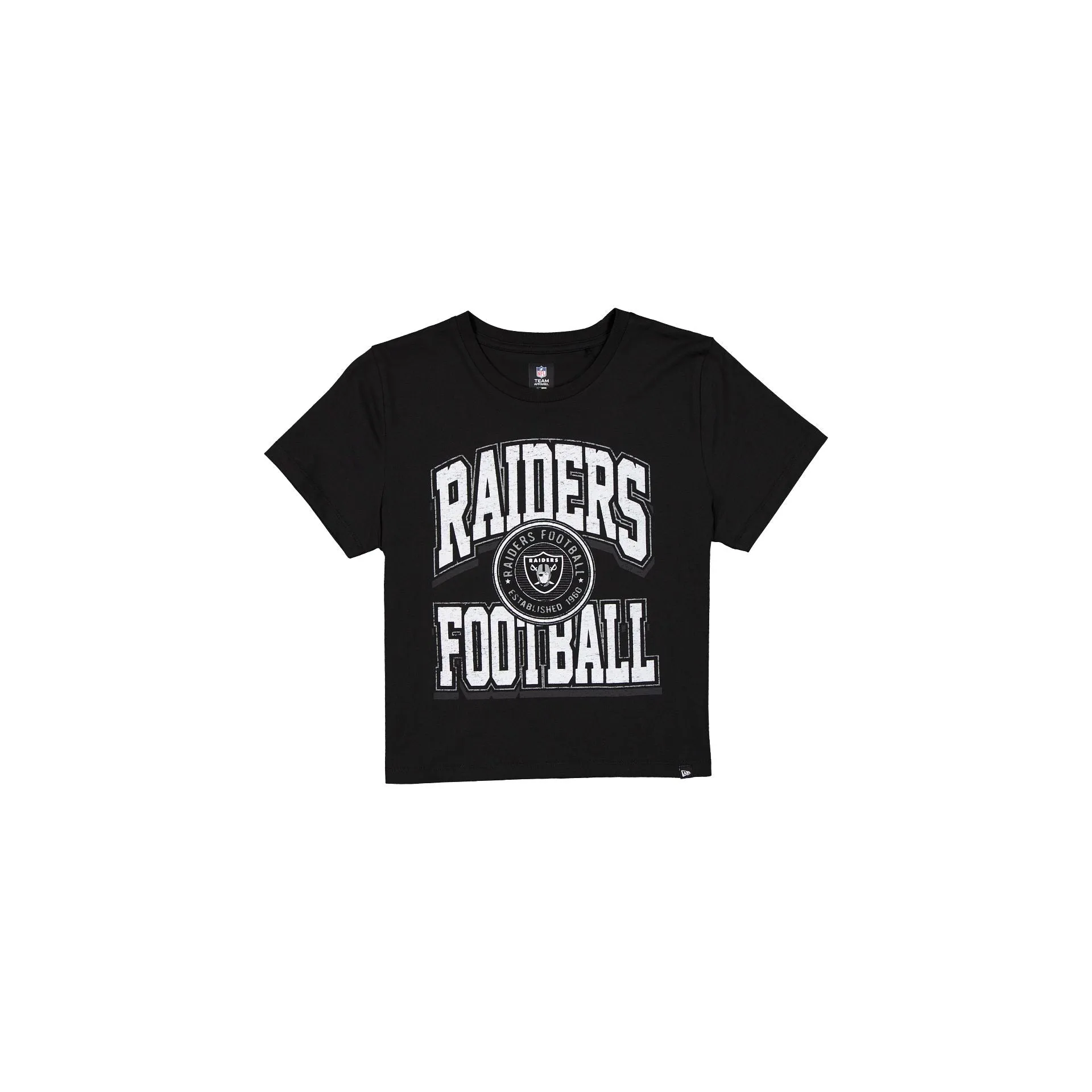 Las Vegas Raiders 2026 Training Women's Cropped T-Shirt sold by New Era