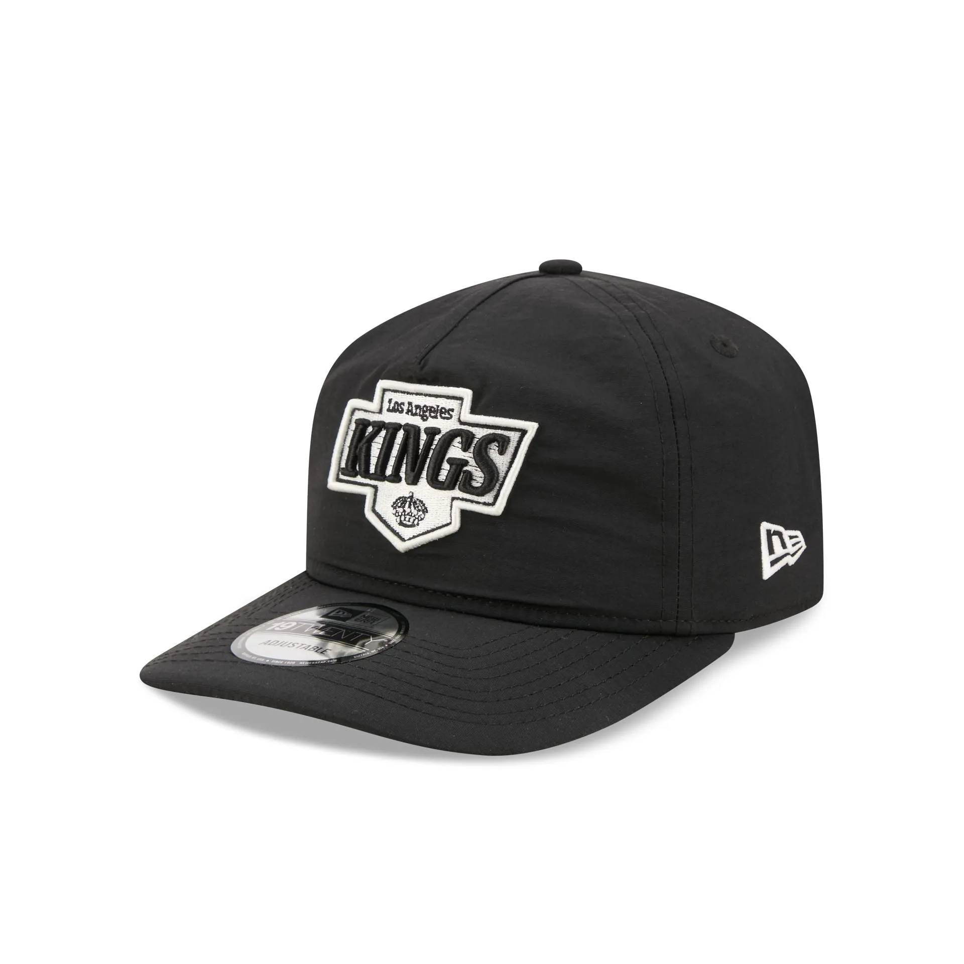 Los Angeles Kings Black Nylon 19TWENTY Adjustable Hat sold by New Era