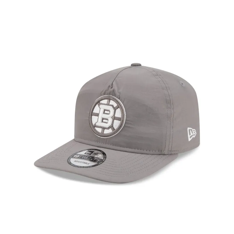 Boston Bruins Gray Nylon 19TWENTY Adjustable Hat made by New Era