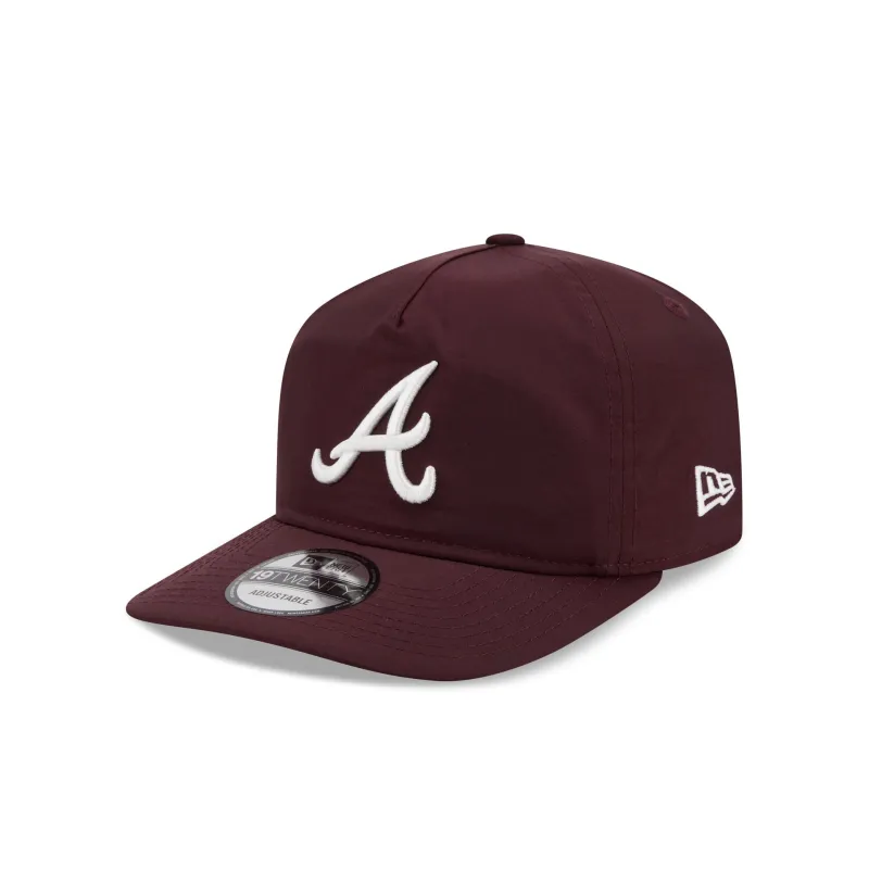 Atlanta Braves Burgundy Nylon 19TWENTY Adjustable Hat made by New Era