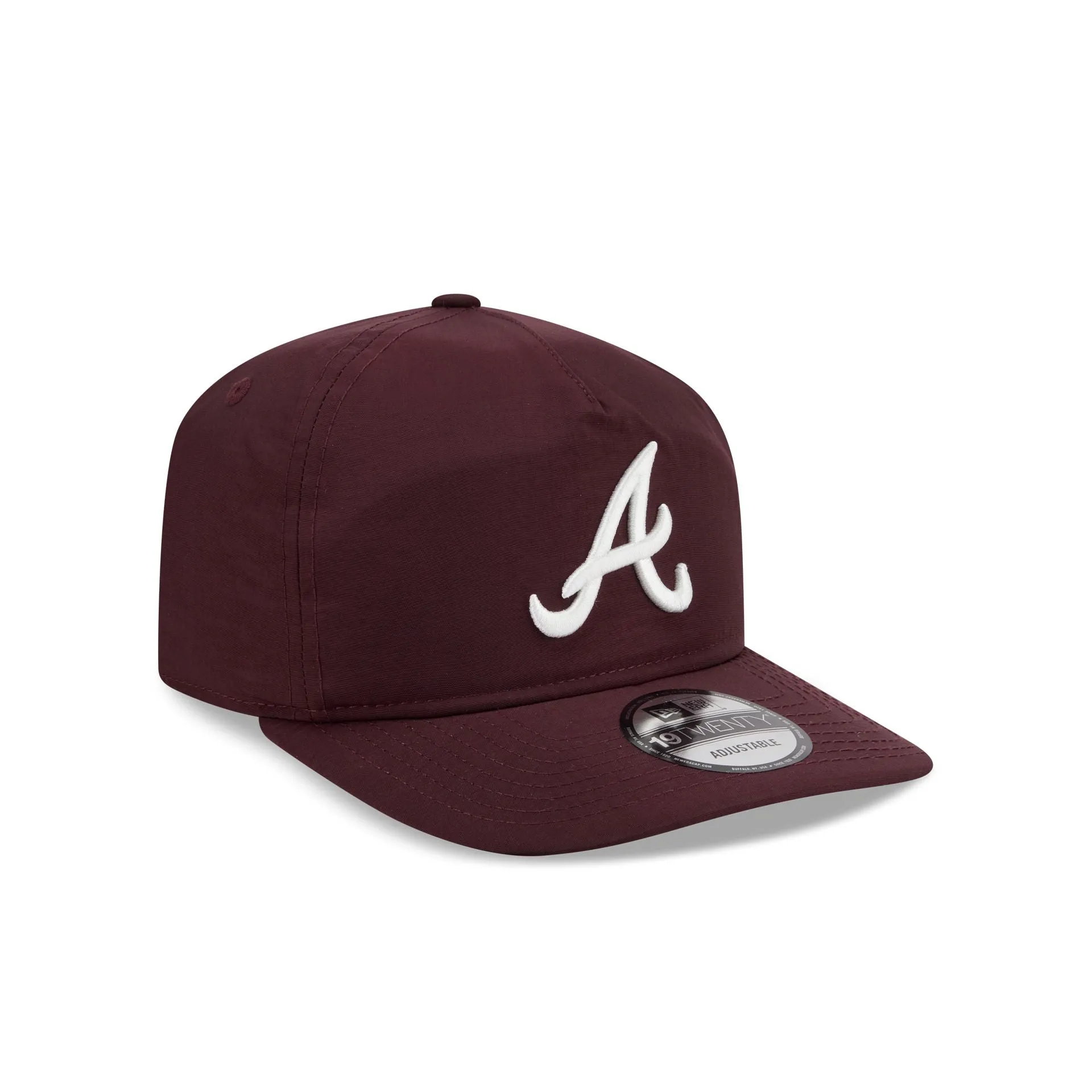 Atlanta Braves Burgundy Nylon 19TWENTY Adjustable Hat sold by New Era product image thumbnail 3