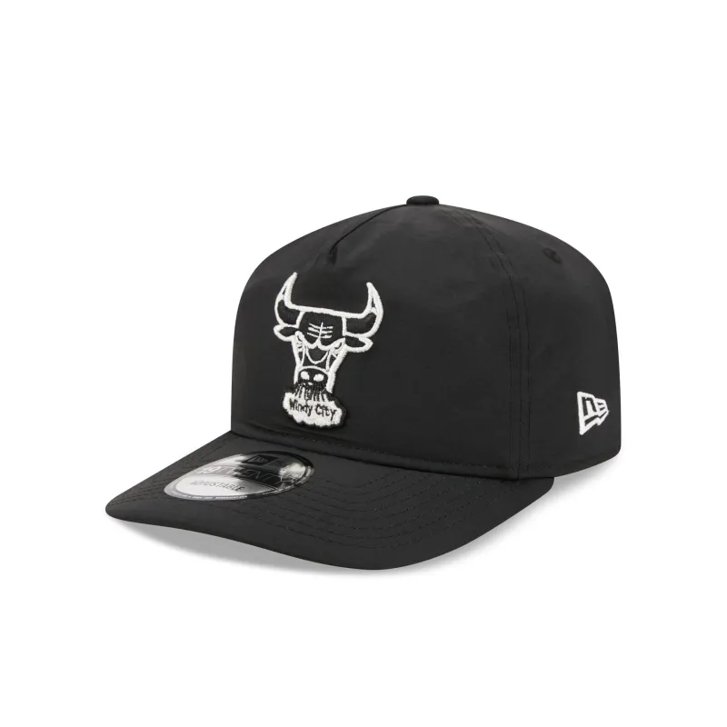 Chicago Bulls Black Nylon 19TWENTY Adjustable Hat made by New Era
