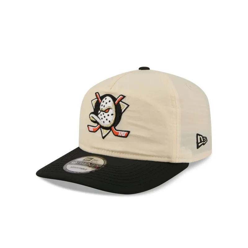 Anaheim Ducks Chrome Nylon 19TWENTY Adjustable Hat made by New Era