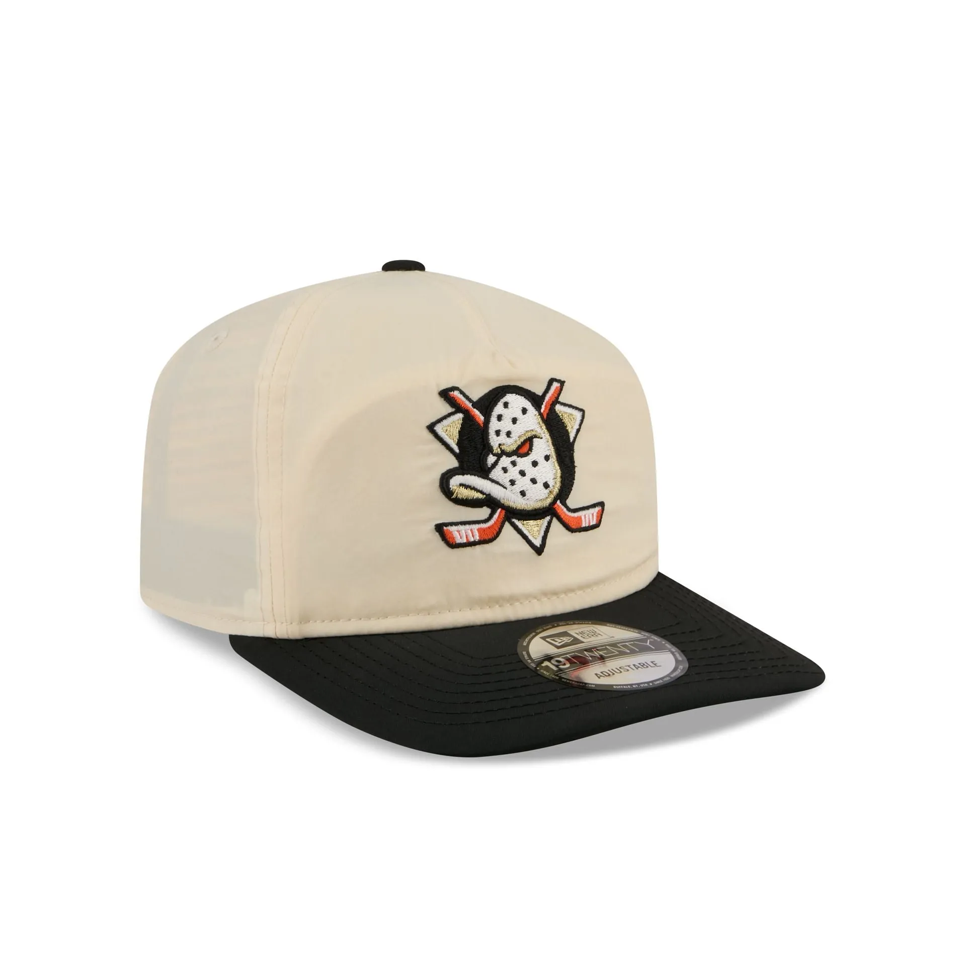 Anaheim Ducks Chrome Nylon 19TWENTY Adjustable Hat sold by New Era product image thumbnail 3