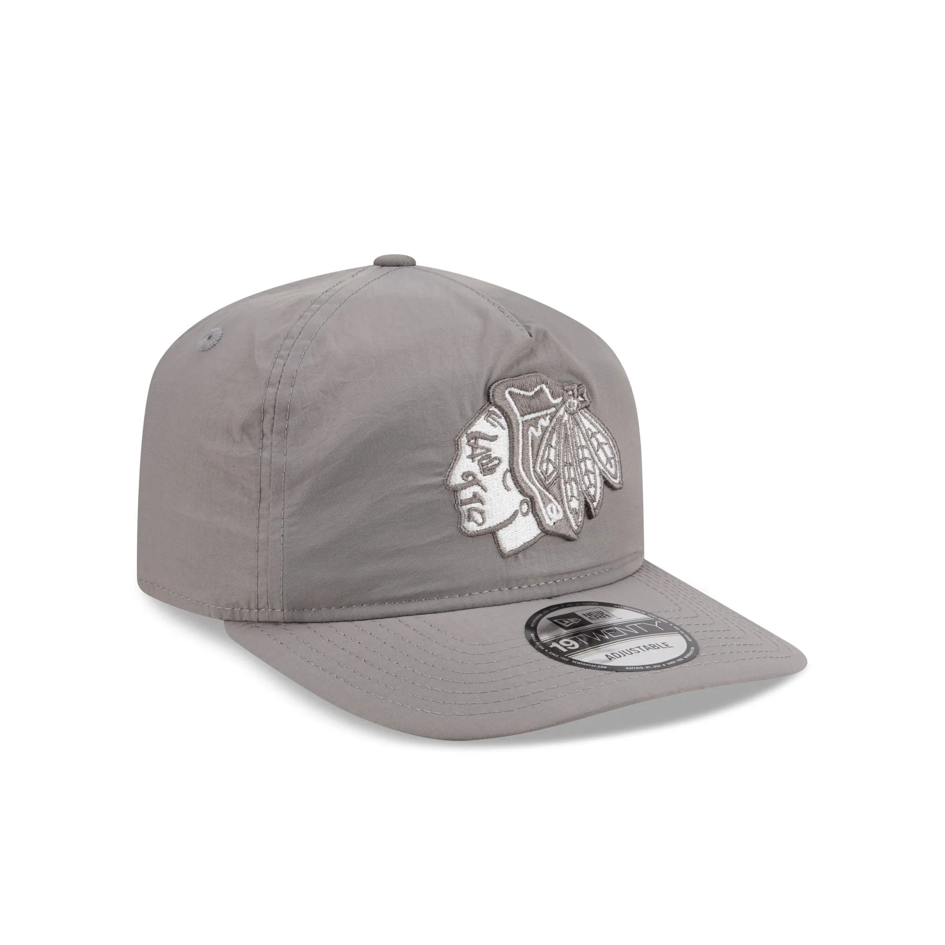 Chicago Blackhawks Gray Nylon 19TWENTY Adjustable Hat sold by New Era product image thumbnail 3