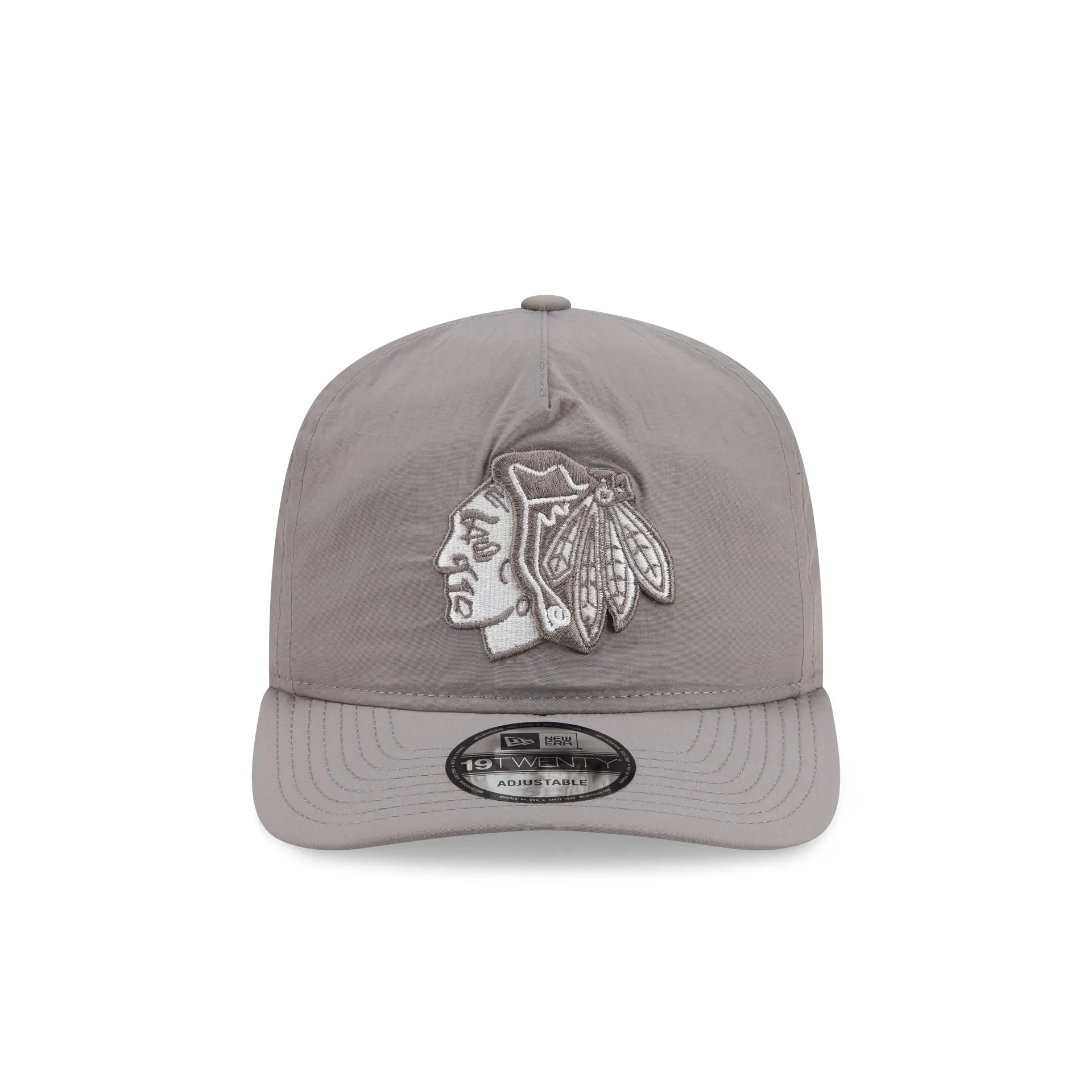Chicago Blackhawks Gray Nylon 19TWENTY Adjustable Hat sold by New Era product image thumbnail 2