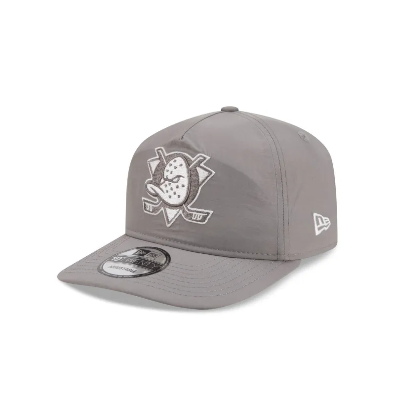 Anaheim Ducks Gray Nylon 19TWENTY Adjustable Hat made by New Era