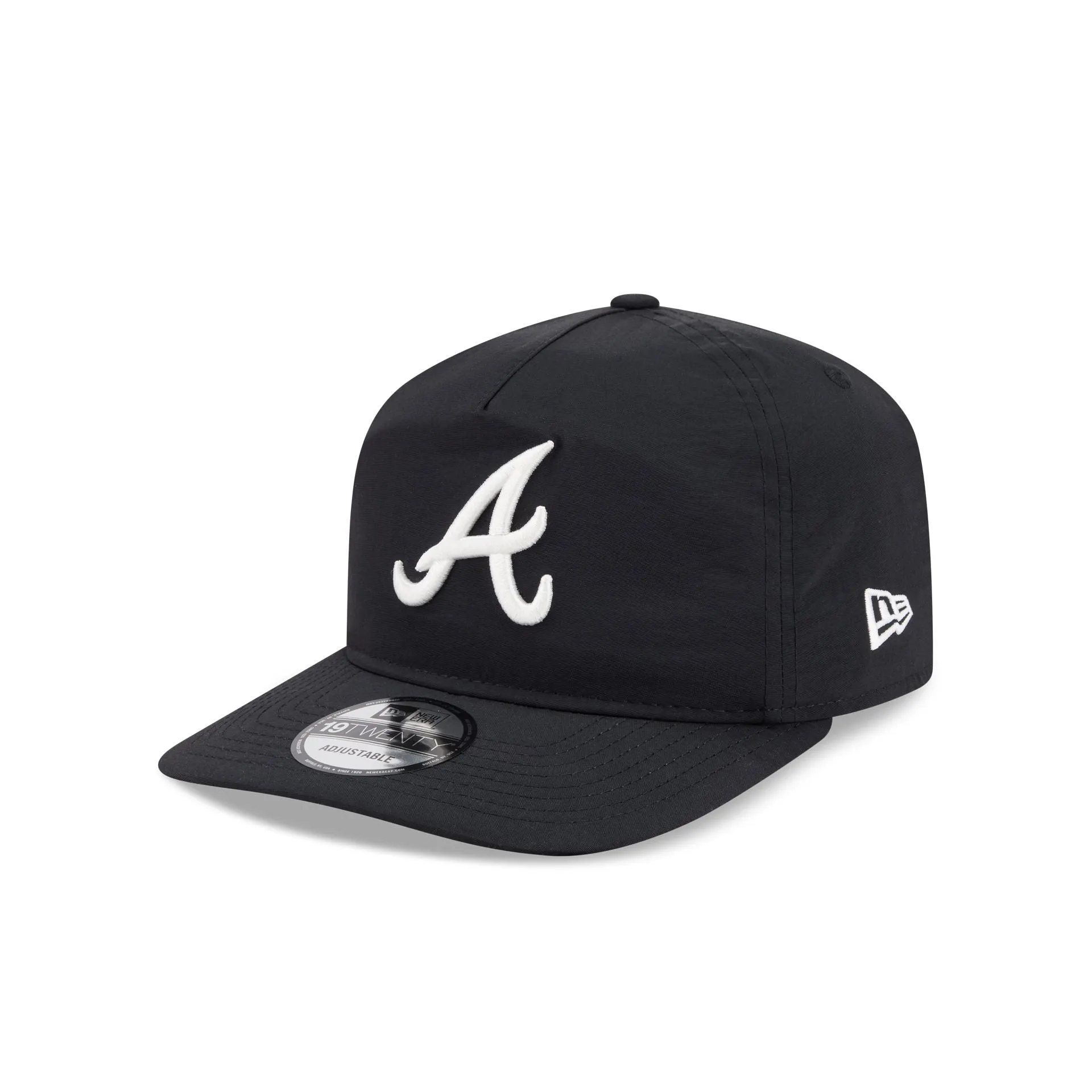 Atlanta Braves Black Nylon 19TWENTY Adjustable Hat sold by New Era