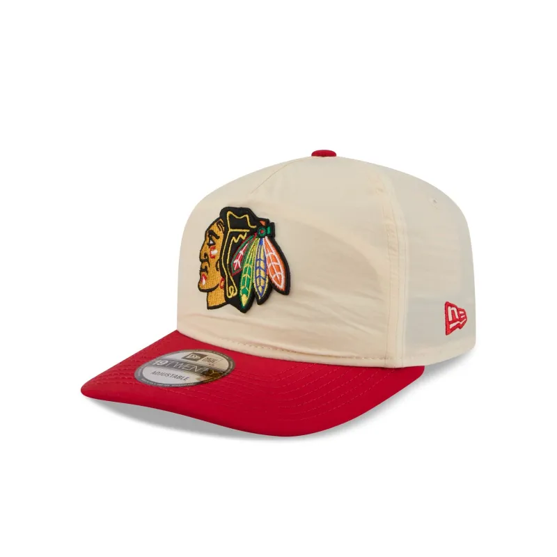 Chicago Blackhawks Chrome Nylon 19TWENTY Adjustable Hat made by New Era