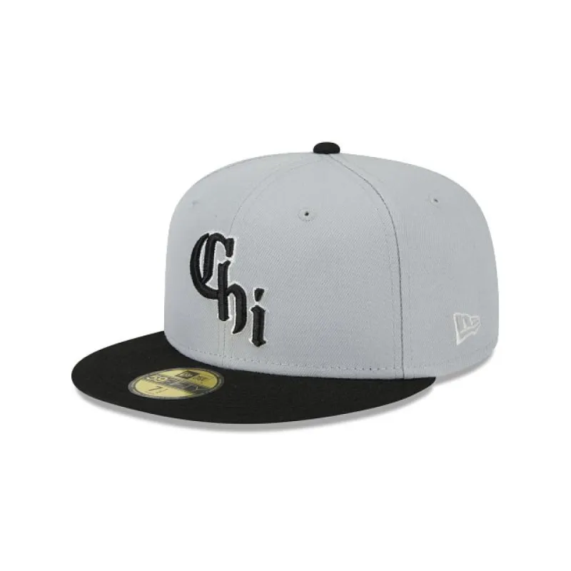 Chicago White Sox Metallic City 59FIFTY Fitted Hat sold by New Era