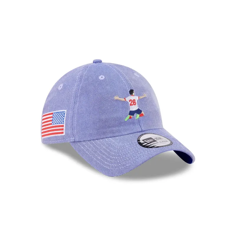 New Era Cap 2026 USA Soccer Light Royal Casual Classic Adjustable Hat made by New Era