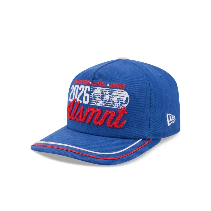 New Era Cap 2026 USA Soccer Textured Wordmark 19TWENTY Adjustable Hat made by New Era
