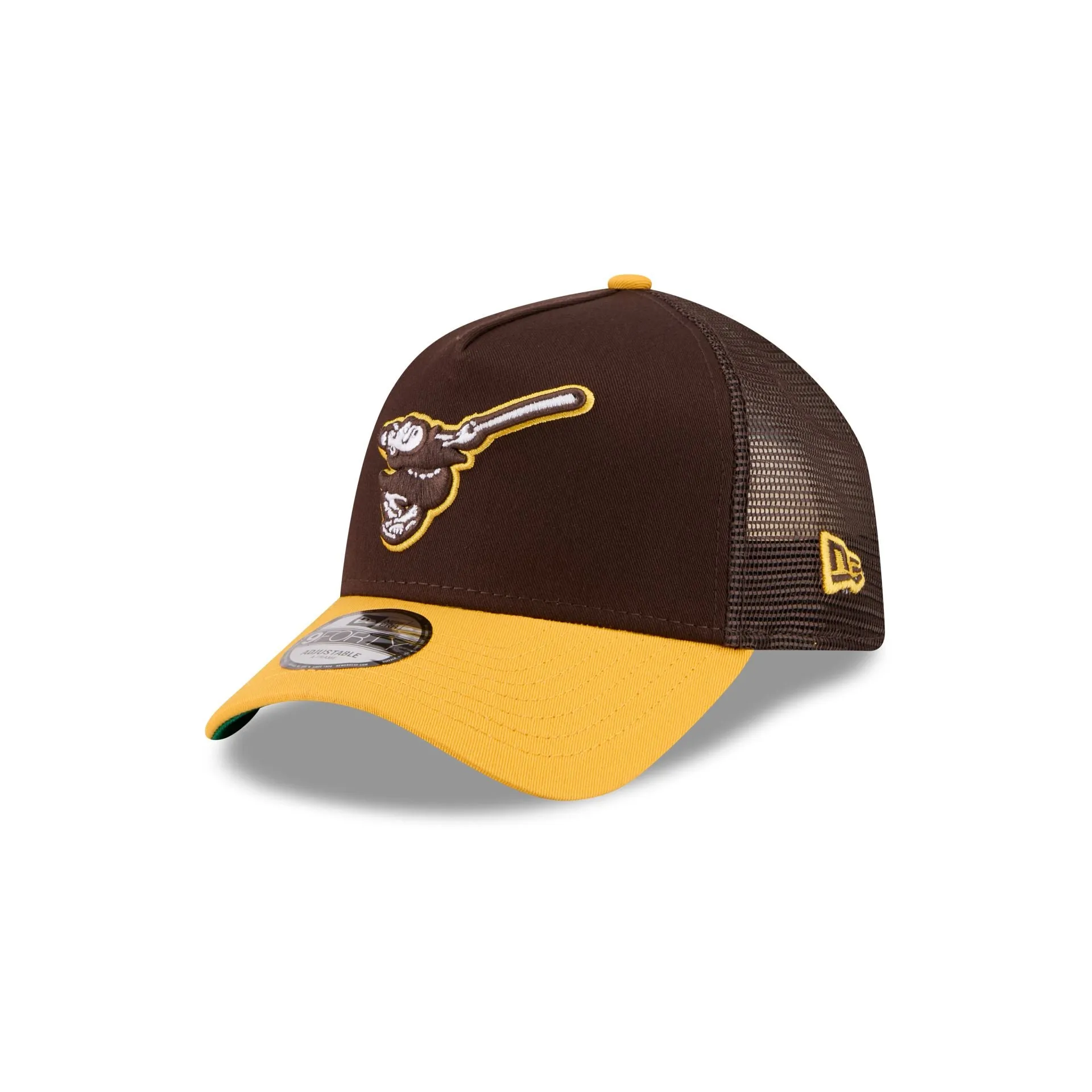 San Diego Padres Anchorman 9FORTY A-Frame Trucker Hat sold by New Era product image thumbnail 3