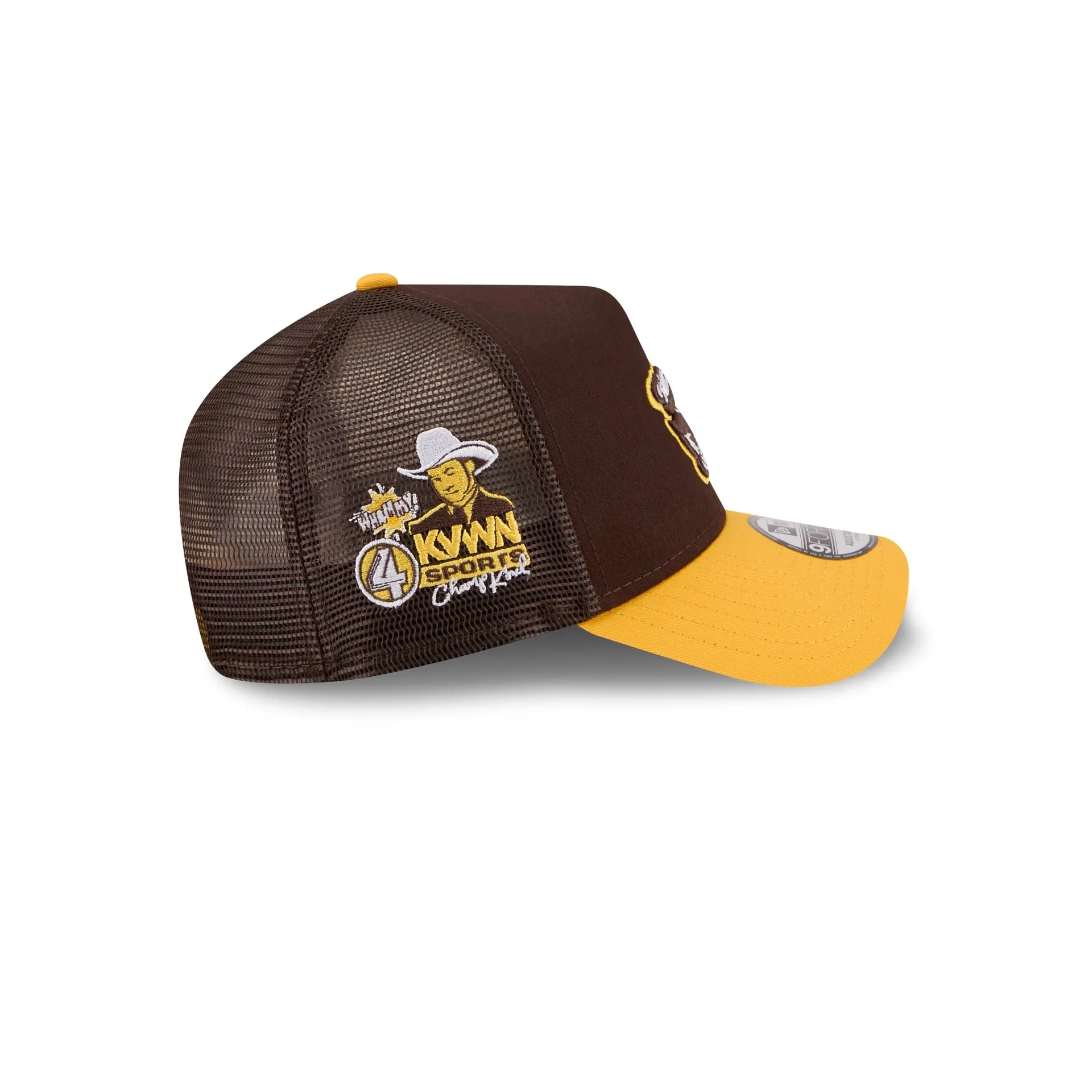 San Diego Padres Anchorman 9FORTY A-Frame Trucker Hat sold by New Era product image thumbnail 4