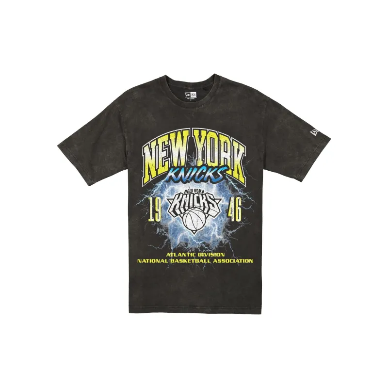 New York Knicks Lifestyle Graphics Storm Black T-Shirt made by New Era