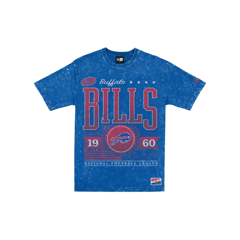 Buffalo Bills Throwback Vintage Wash T-Shirt made by New Era