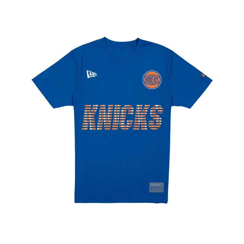 New York Knicks Match Day Blue T-Shirt made by New Era