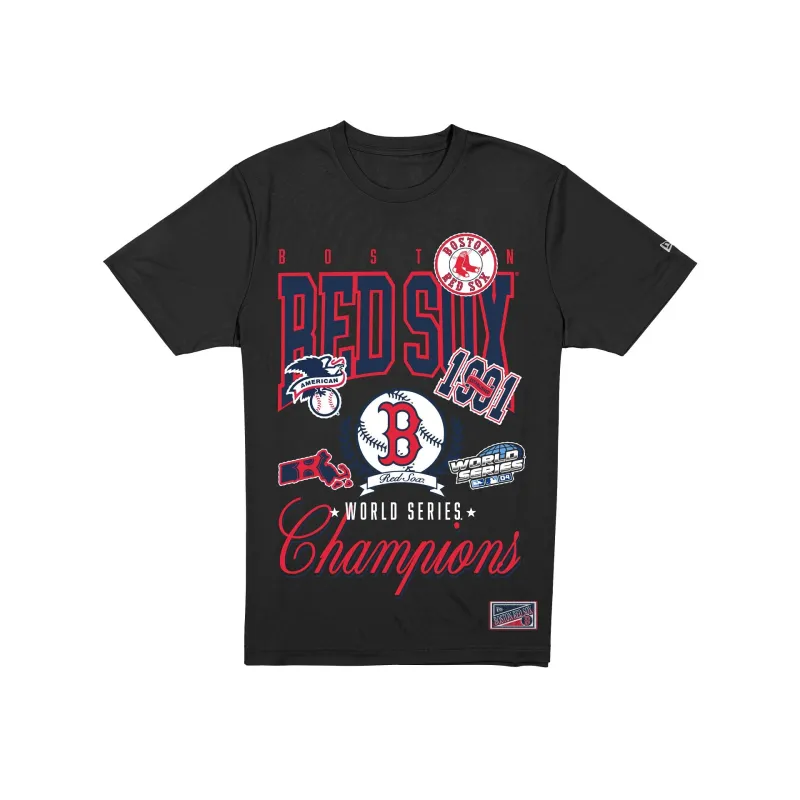 Boston Red Sox Sport Classics Vintage Black T-Shirt made by New Era