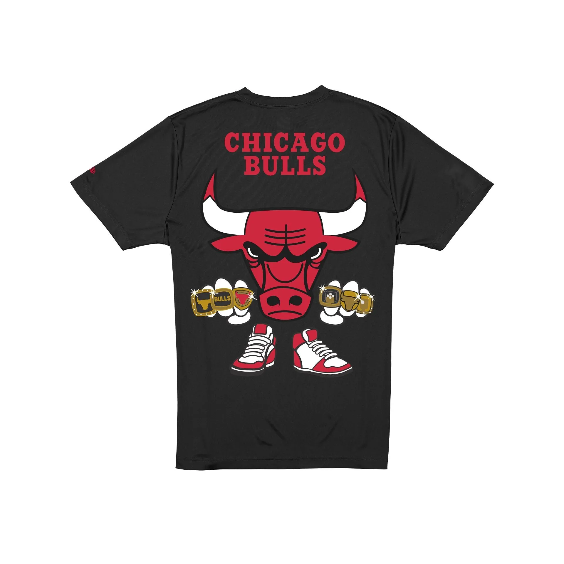 Chicago Bulls Cartoon Black T-Shirt sold by New Era product image thumbnail 2