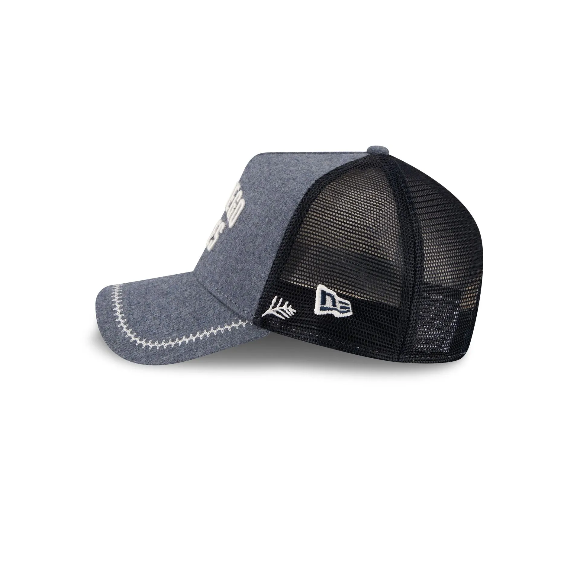 San Diego Padres Navy Brushed Chambray 9FORTY A-Frame Trucker Hat sold by New Era product image thumbnail 4