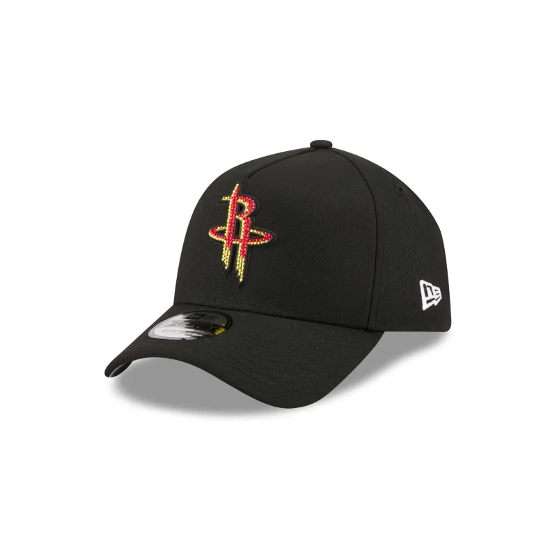 Houston Rockets 2026 Draft Black 9FORTY A-Frame Snapback Hat made by New Era