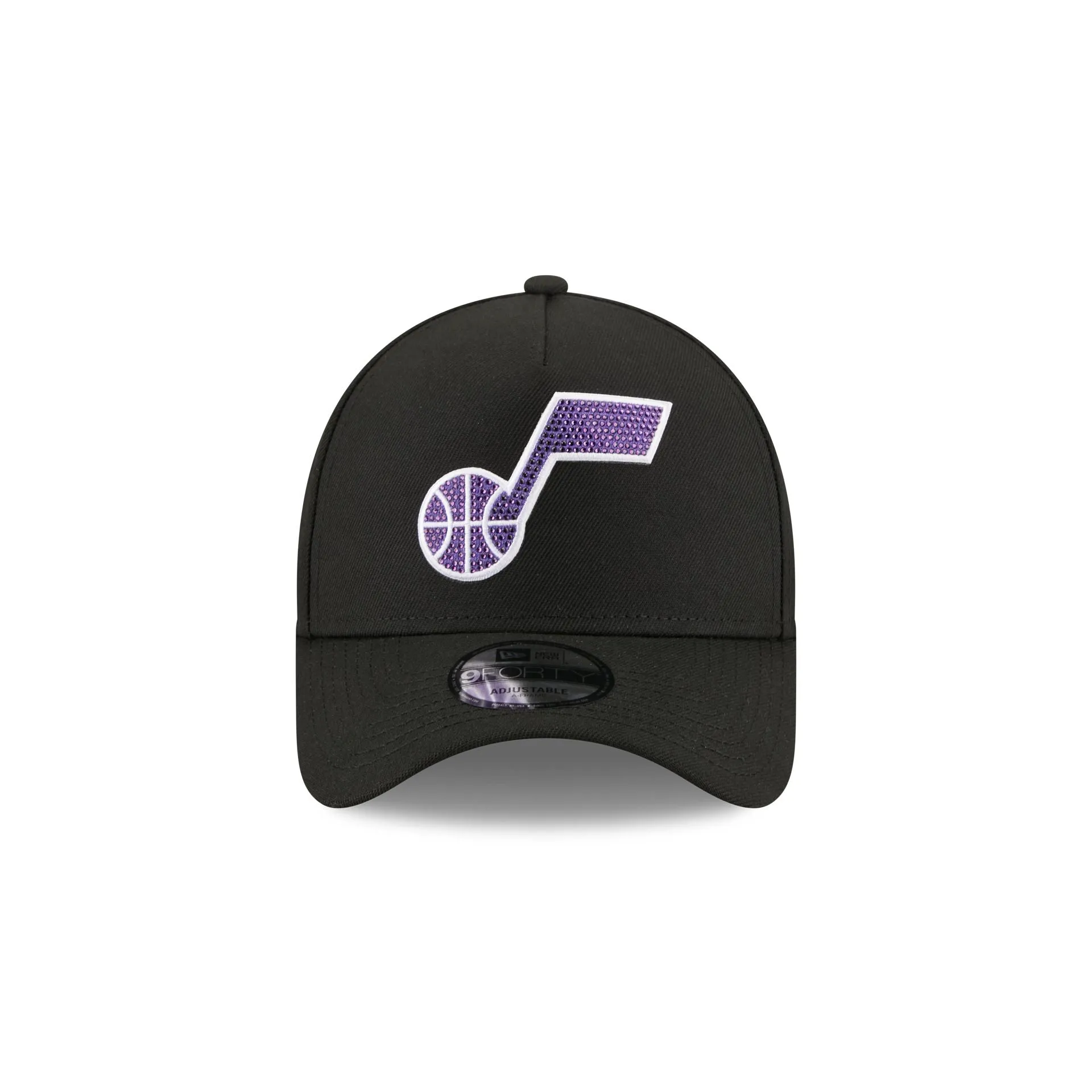Utah Jazz 2026 Draft Black 9FORTY A-Frame Snapback Hat sold by New Era product image thumbnail 2