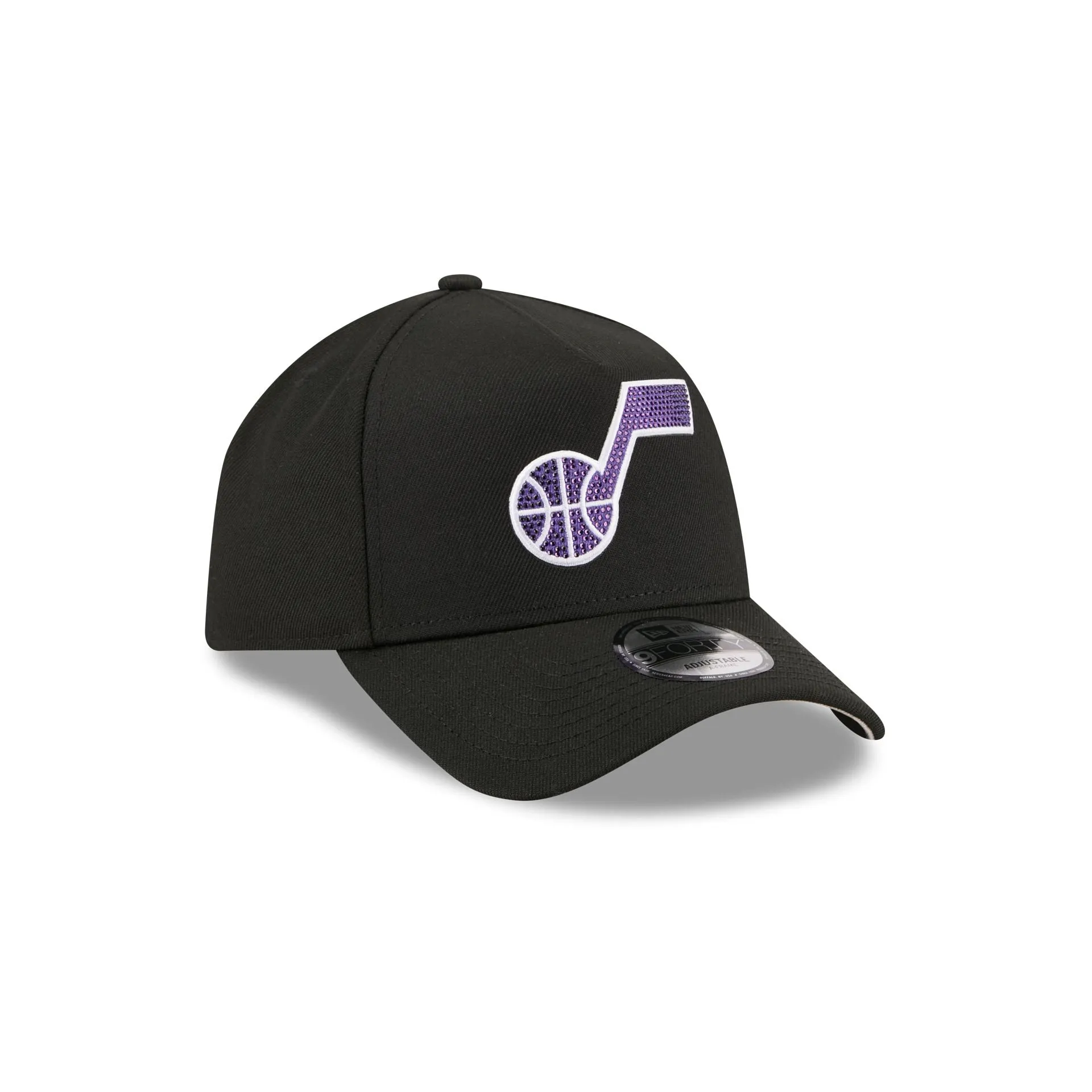 Utah Jazz 2026 Draft Black 9FORTY A-Frame Snapback Hat sold by New Era product image thumbnail 3