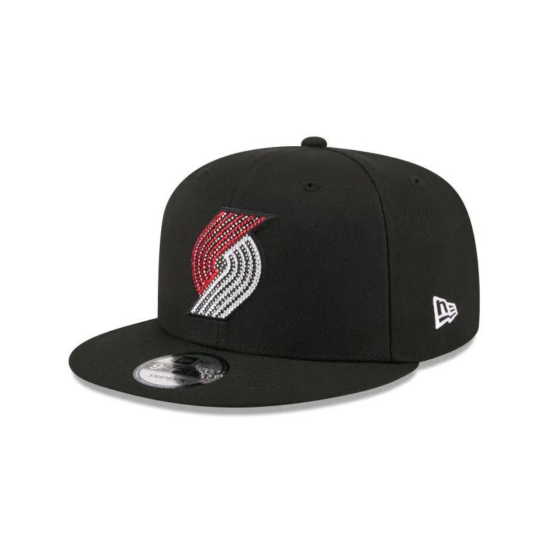 Portland Trail Blazers 2026 Draft Black 9FIFTY Snapback Hat made by New Era