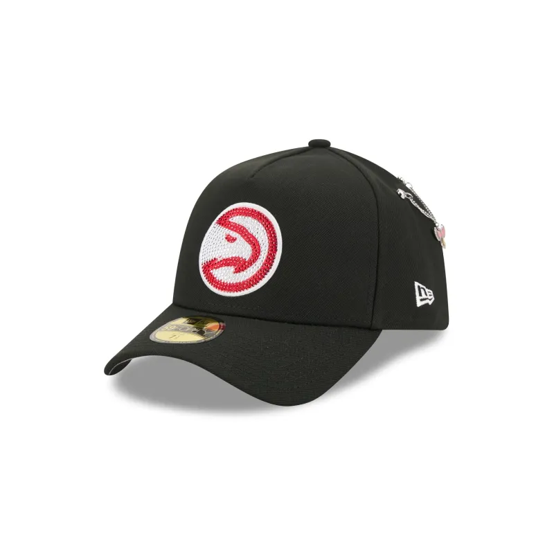 Atlanta Hawks 2026 Draft Black 59FORTY A-Frame Fitted Hat made by New Era