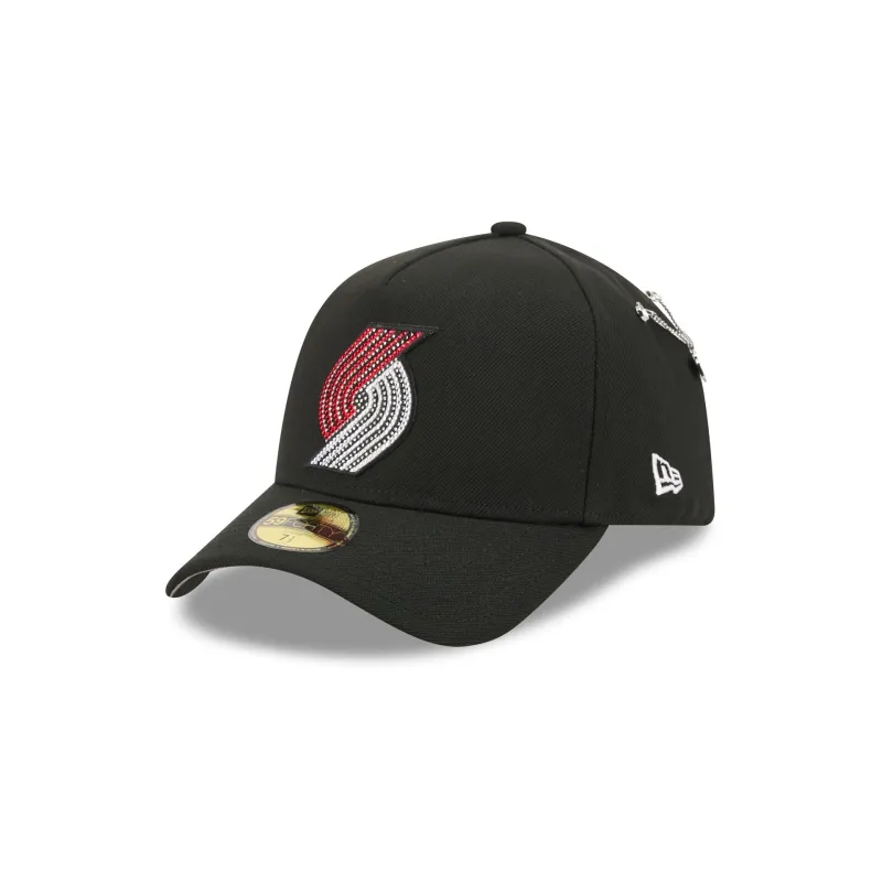 Portland Trail Blazers 2026 Draft Black 59FORTY A-Frame Fitted Hat made by New Era