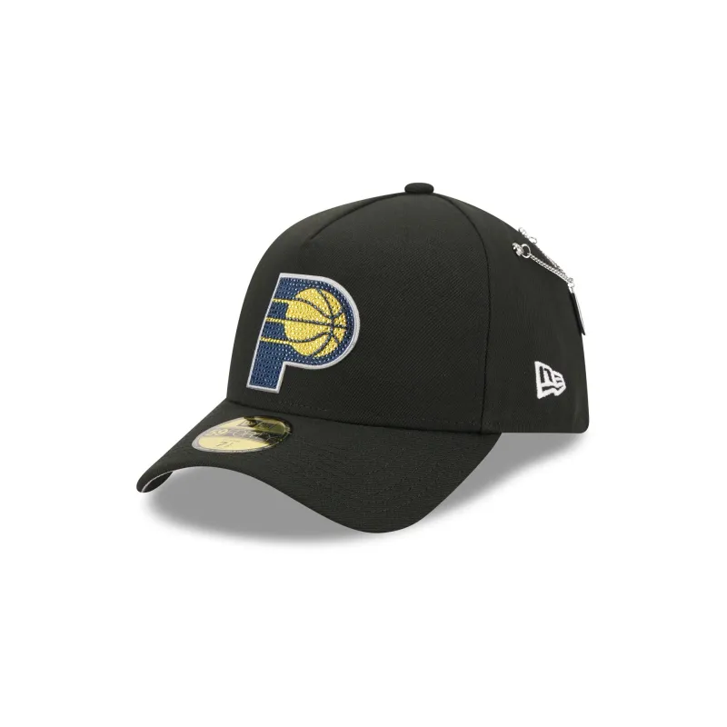 Indiana Pacers 2026 Draft Black 59FORTY A-Frame Fitted Hat made by New Era