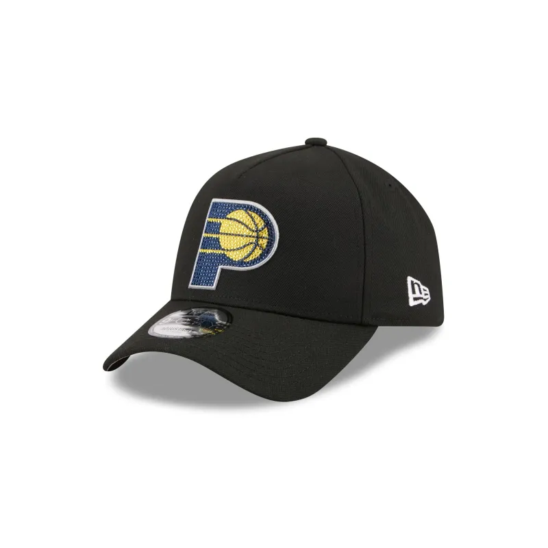 Indiana Pacers 2026 Draft Black 9FORTY A-Frame Snapback Hat made by New Era