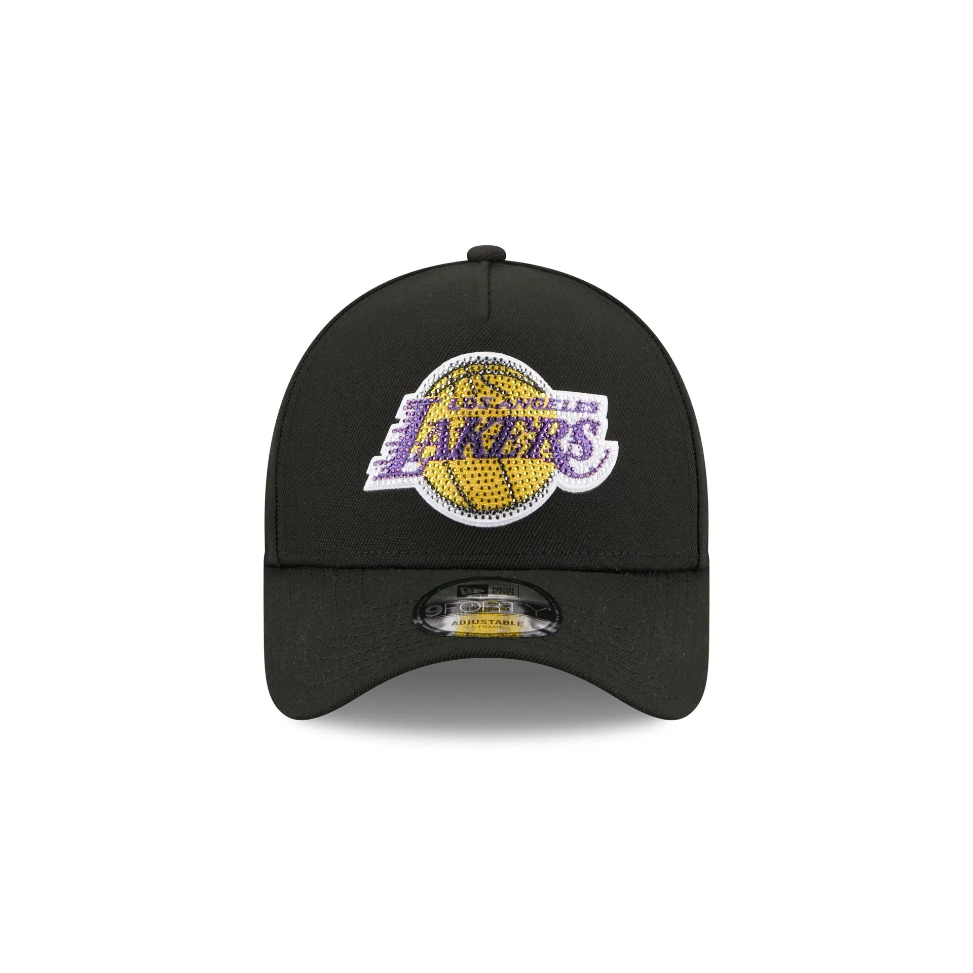 Los Angeles Lakers 2026 Draft Black 9FORTY A-Frame Snapback Hat sold by New Era product image thumbnail 2