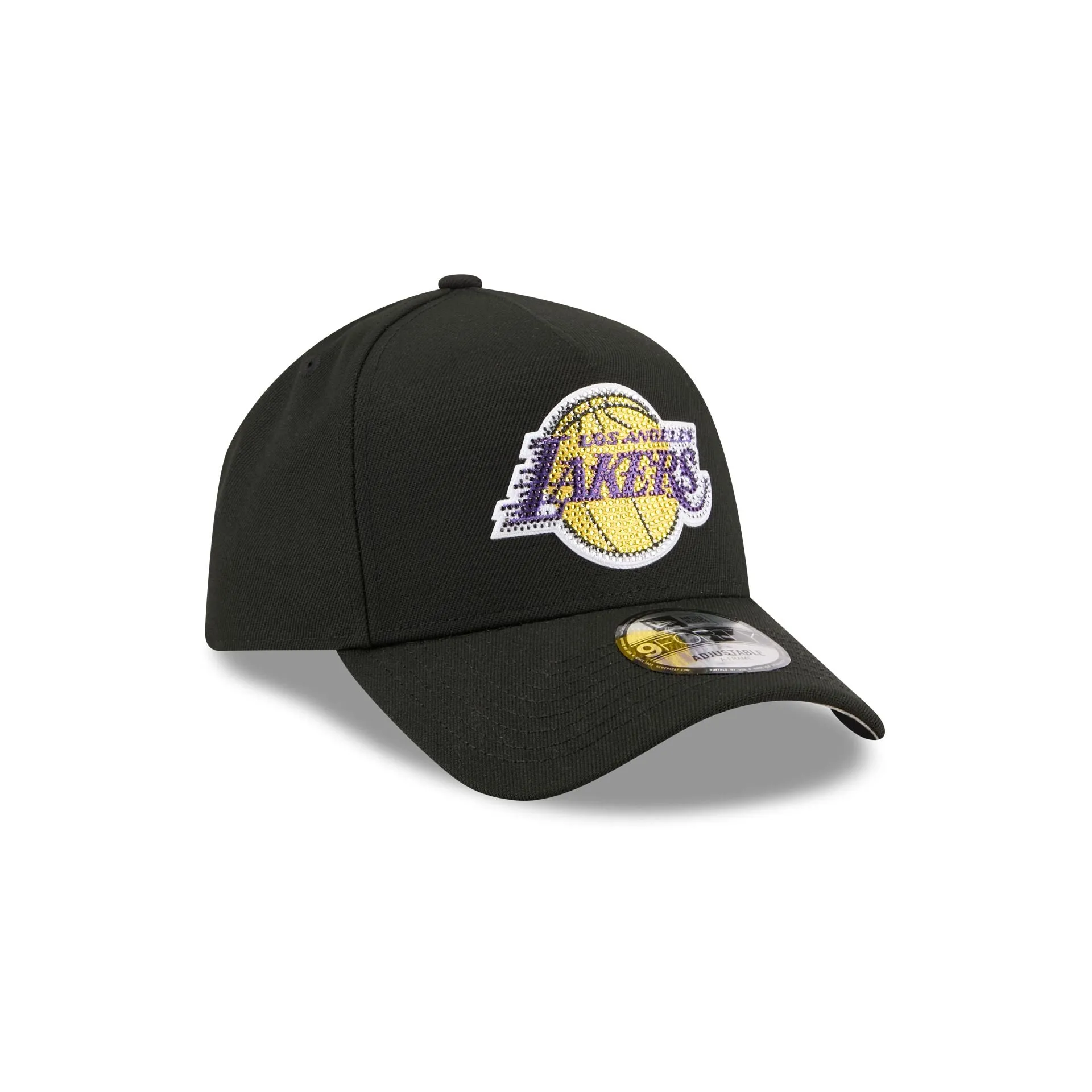 Los Angeles Lakers 2026 Draft Black 9FORTY A-Frame Snapback Hat sold by New Era product image thumbnail 3