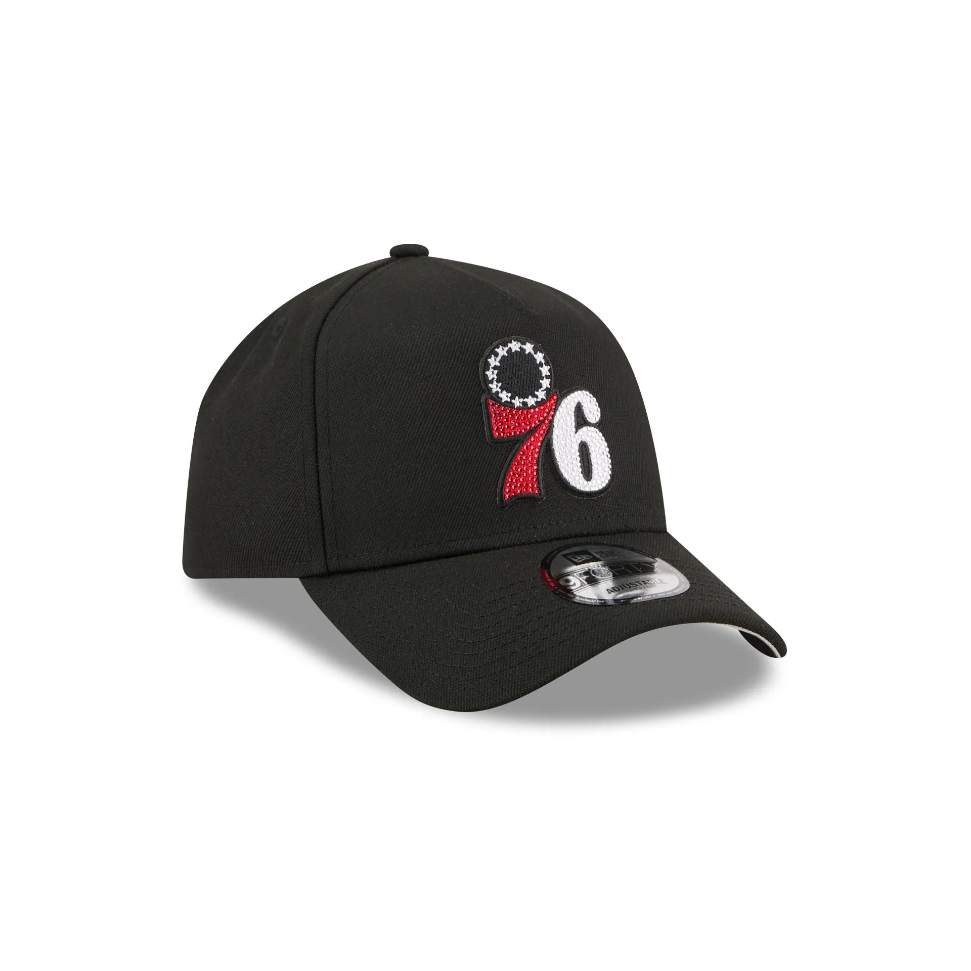 Philadelphia 76ers 2026 Draft Black 9FORTY A-Frame Snapback Hat sold by New Era product image thumbnail 3