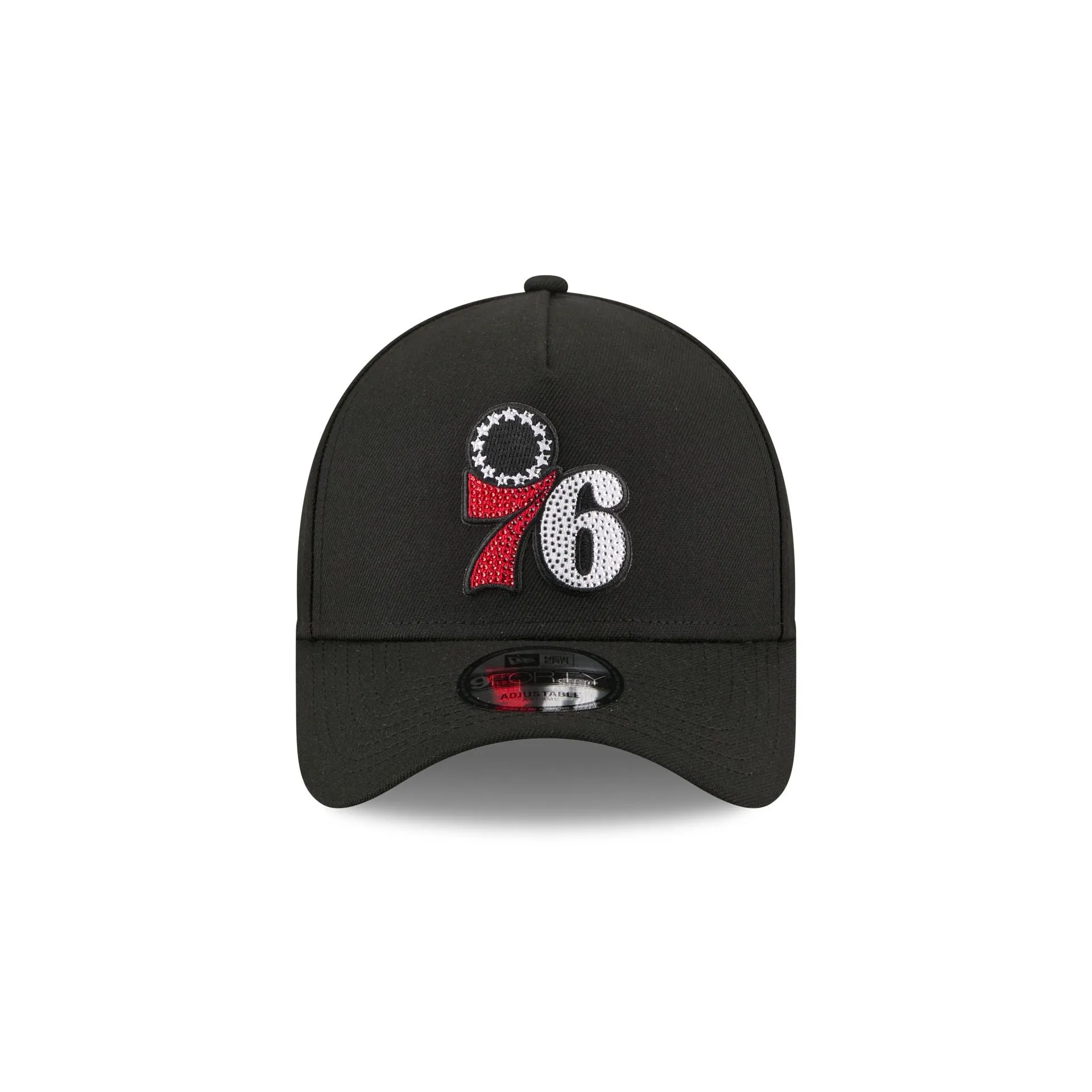 Philadelphia 76ers 2026 Draft Black 9FORTY A-Frame Snapback Hat sold by New Era product image thumbnail 2