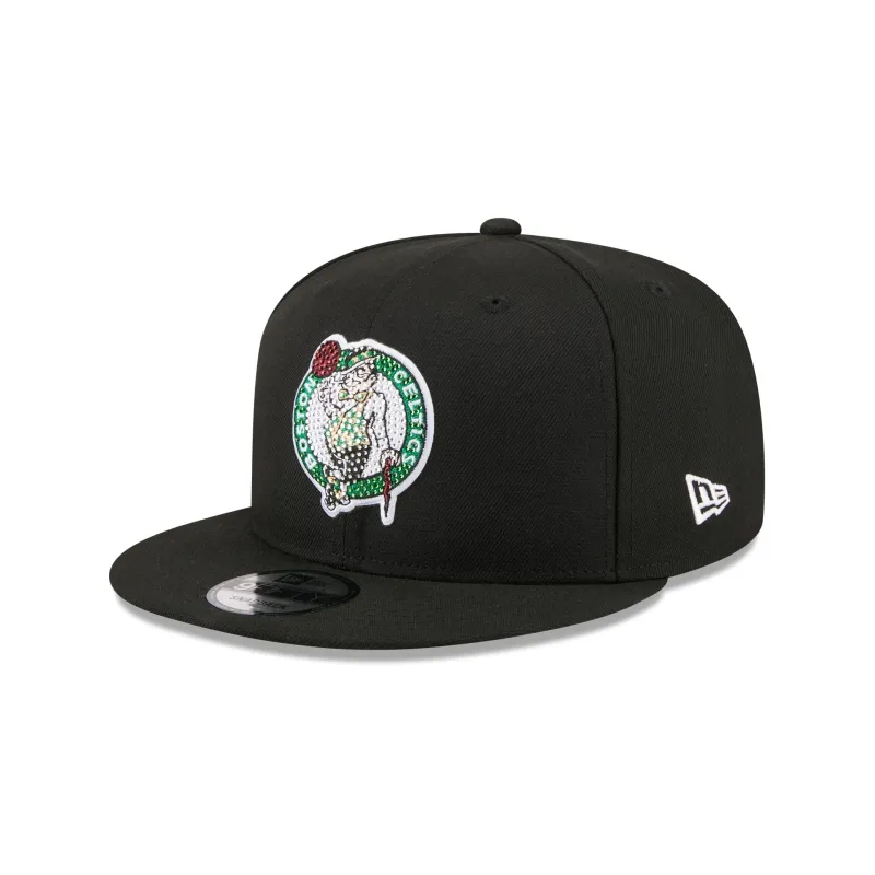 Boston Celtics 2026 Draft Black 9FIFTY Snapback Hat made by New Era