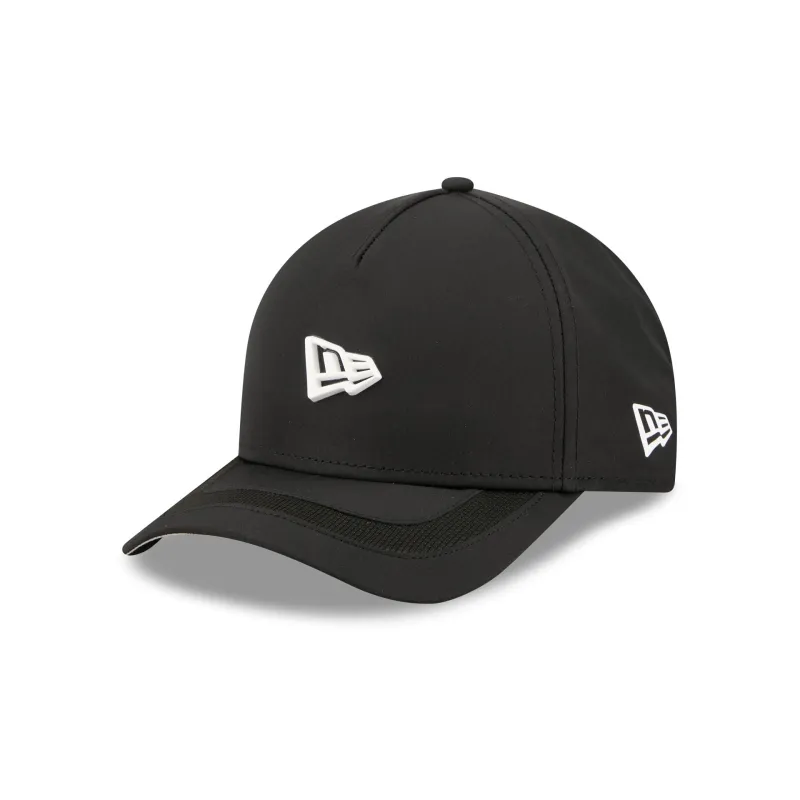 New Era Cap Black Stitch Visor 9FORTY M-Crown A-Frame Snapback Hat made by New Era