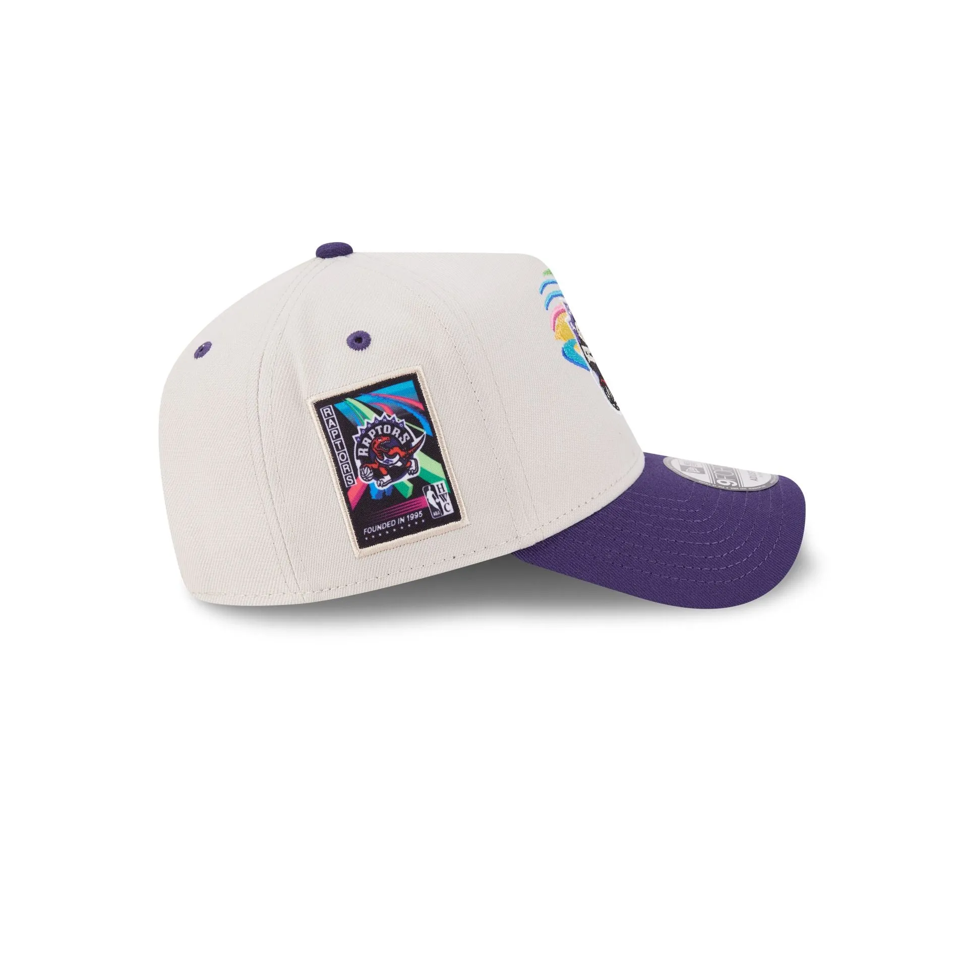 Toronto Raptors Hardwood Classics Retro Stone 9FORTY A-Frame Snapback Hat sold by New Era product image thumbnail 5