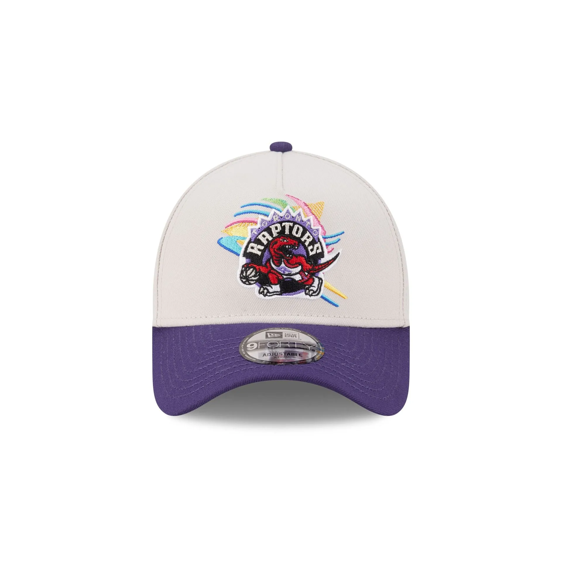Toronto Raptors Hardwood Classics Retro Stone 9FORTY A-Frame Snapback Hat sold by New Era product image thumbnail 2